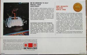 1981 GMC Medium Duty Truck Sales Brochure Folder MAILER Original
