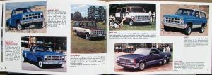 1981 GMC Trucks Pickups Vans Caballero Single & Tandem Axle Sales Brochure Orig