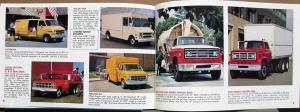 1981 GMC Trucks Pickups Vans Caballero Single & Tandem Axle Sales Brochure Orig