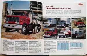 1982 GMC 5000 6000 7000 Series Medium & Top Kick Trucks Sales Brochure Original