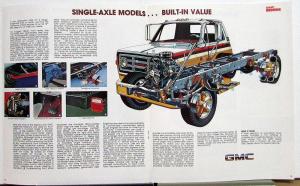 1982 GMC 5000 6000 7000 Series Medium & Top Kick Trucks Sales Brochure Original