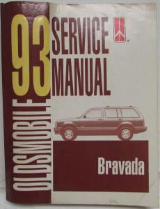 1993 Oldsmobile Bravada Service Shop Repair Manual