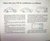 1968 Volkswagen Dealer Sales Brochure Air Conditioning Full Line Original