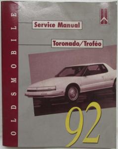 1992 Oldsmobile Toronado/Trofeo Service Shop Repair Manual