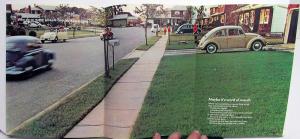 1968 Volkswagen Prestige Dealer Sales Brochure Beetle Original