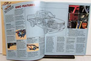 1982 GMC S15 Sierra Gypsy Pickup Trucks Equip Features Specs Paint Sale Brochure