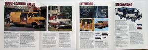 1982 GMC Vandura Special Rally Camper Special Magnavan Sales Brochure Folder