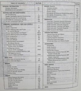 1993 Oldsmobile Cutlass Ciera and Cutlass Cruiser Service Shop Repair Manual