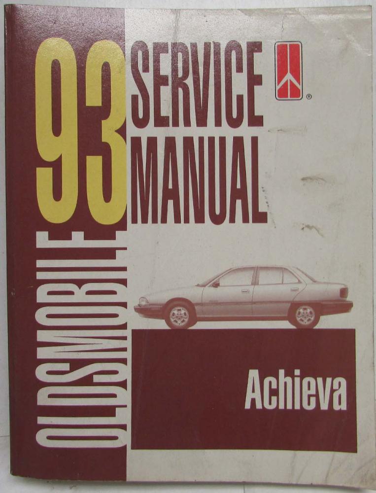 1993 Oldsmobile Achieva Service Shop Repair Manual