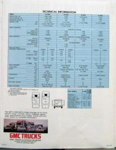 1982 GMC Rally Van People Movers Sales Brochure Folder Original