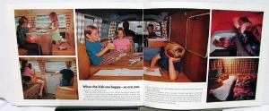 1968 Volkswagen Prestige Dealer Sales Brochure Campmobile Bus Van Original Rare