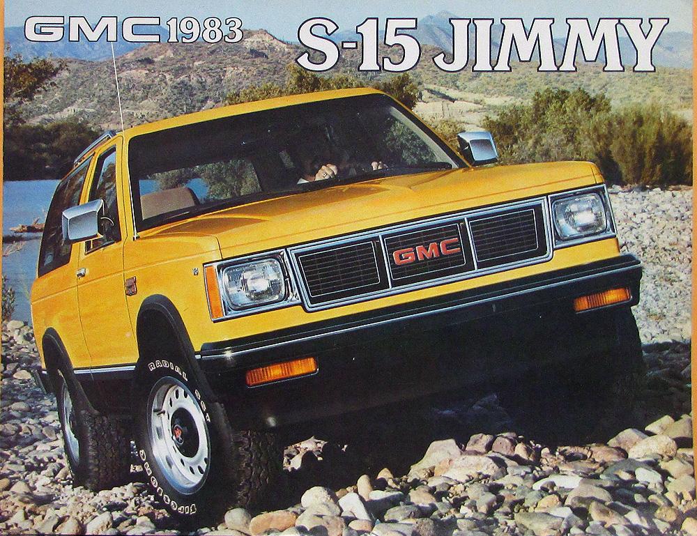 1983 GMC S-15 Jimmy Canadian English Text Sales Brochure Folder Original