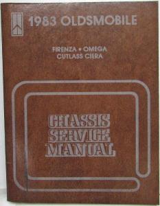 1983 Oldsmobile Cutlass Ciera Firenza Omega Chassis Service Shop Repair Manual