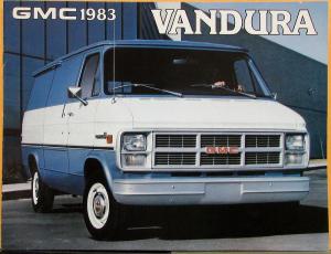 1983 GMC Vandura Magnavan Rally Camper Van Canadian French Text Sales Brochure