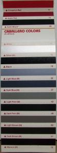 1983 GMC Truck Paint Colors FULL LINE Sales Folder Original