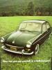 1968 Volkswagen Prestige Dealer Sales Brochure Fastback Original