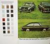 1968 Volkswagen Prestige Dealer Sales Brochure Fastback Original