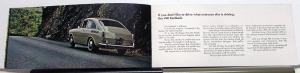 1969 Volkswagen Dealer Sales Brochure Full Line Original Small