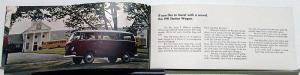 1969 Volkswagen Dealer Sales Brochure Full Line Original Small