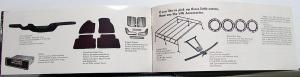 1969 Volkswagen Dealer Sales Brochure Full Line Original Small