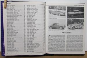 1930-1980 Complete Book Of Collectable Cars Auburn Cadillac 69 Chrysler 74 Cord