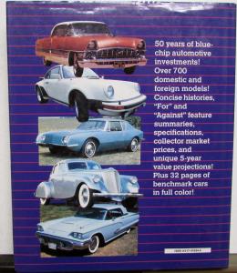 1930-1980 Complete Book Of Collectable Cars Auburn Cadillac 69 Chrysler 74 Cord