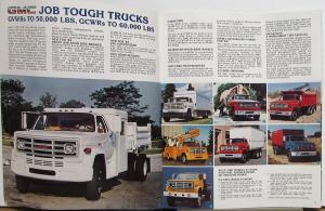 1983 GMC 5000 6000 7000 Series Trucks Diesel Gas LPG Powered Sales Brochure Orig