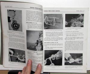 1940 Dodge Truck VC VD VF VG VH VK VL VM VKD VLD Service Shop Repair Manual