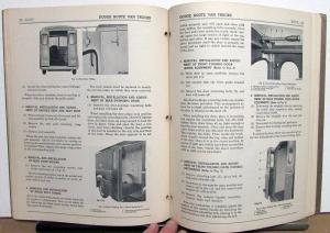 1948 1949 Dodge B-1 Series Route Van Service Shop Repair Manual Supplement