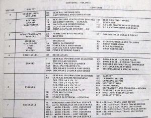 1987 Oldsmobile Chassis Service Manual - Firenza Calais Ciera 88 98 - 2 Vol Set