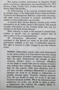 1987 Oldsmobile Chassis Service Manual - Firenza Calais Ciera 88 98 - 2 Vol Set
