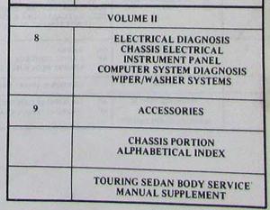 1987 Oldsmobile Chassis Service Manual - Firenza Calais Ciera 88 98 - 2 Vol Set
