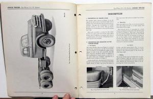 1948 1949 Dodge B-1 Series Six Wheel VX Service Shop Repair Manual Supplement