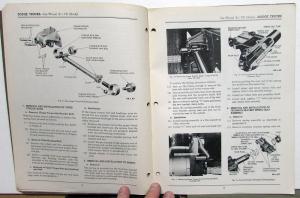 1948 1949 Dodge B-1 Series Six Wheel VX Service Shop Repair Manual Supplement