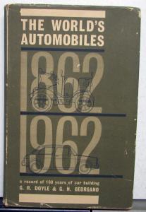 1862-1962 List of Automobile Manufactures 5000 Marque AAA - Z Wicken