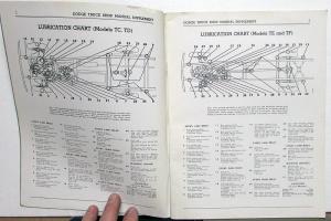 1939 Dodge Truck Dealer T Series Service Shop Repair Manual Supplement