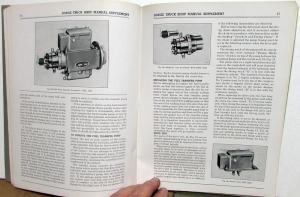 1939 Dodge Truck Dealer T Series Service Shop Repair Manual Supplement