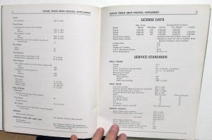 1939 Dodge Truck Dealer T Series Service Shop Repair Manual Supplement