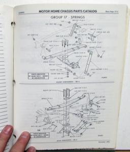 1969-1975 Dodge Motor Home Chassis Parts Catalog Book RV Original