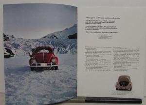 1969 Volkswagen Prestige Dealer Sales Brochure Original Beetle Paul Newman
