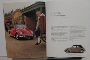 1969 Volkswagen Prestige Dealer Sales Brochure Original Beetle Paul Newman