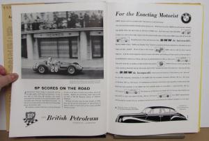 1957 Automobile Year Reviews Ferrari Maserati Juguar Mercedes-Benz Racing Orig