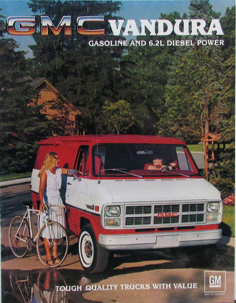 1983 GMC Vandura Gas & Diesel Rally Camper Magnavan Sales Brochure Folder Orig