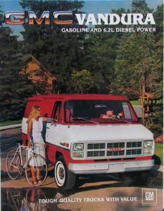 1983 GMC Vandura Gas & Diesel Rally Camper Magnavan Sales Brochure Folder Orig