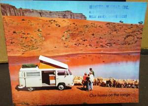 1972 Volkswagen Prestige Dealer Sales Brochure Original Campmobile
