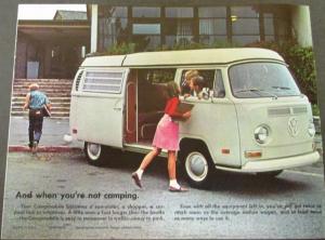 1972 Volkswagen Prestige Dealer Sales Brochure Original Campmobile