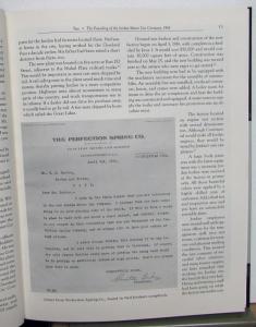 Jordan Automobile History Specifications Book Original