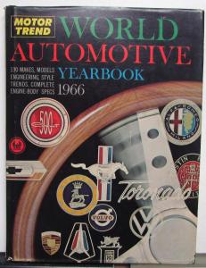 1966 Automotive Yearbook Plymouth Dodge Ford Chevrolet Original