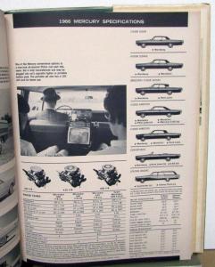 1966 Automotive Yearbook Plymouth Dodge Ford Chevrolet Original