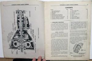 1953 Plymouth Dealer Hy-Drive Transmission Service Shop Manual Orig